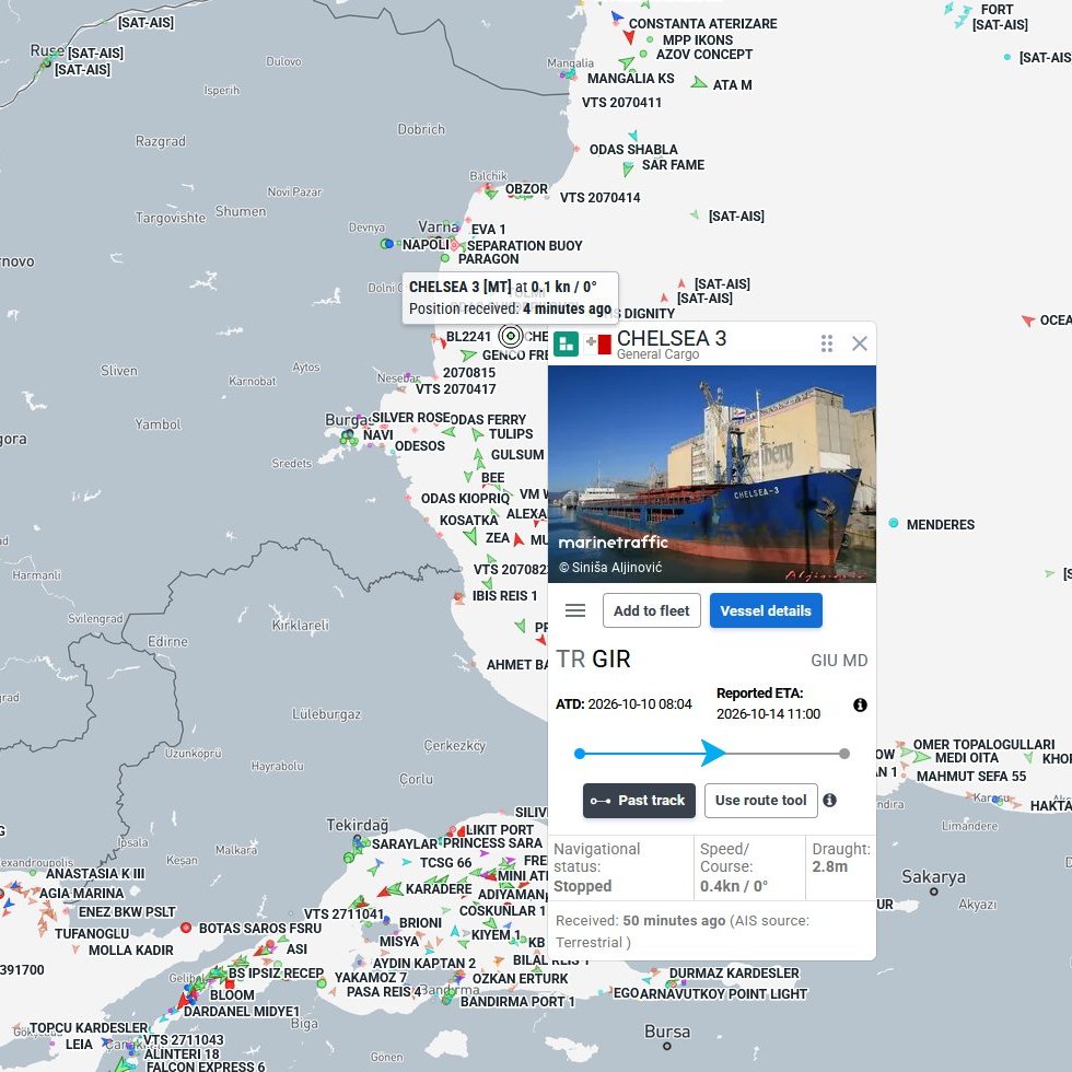 Drones Hit 2 Ships Off Bulgaria, 1 Sinks In Black Sea